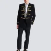 Embroidered crepe jacket Embroidered crepe jacket