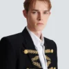 Embroidered crepe jacket Embroidered crepe jacket