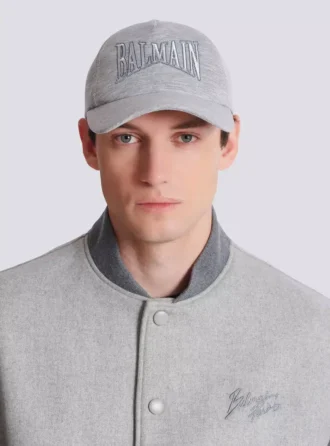 Embroidered jersey cap