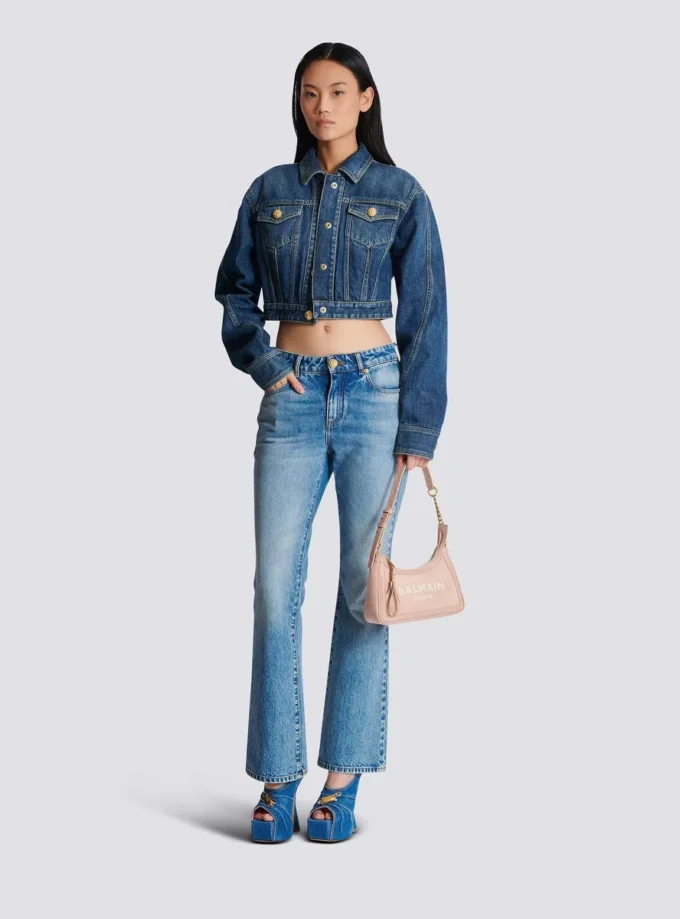 Flared denim jeans Flared denim jeans