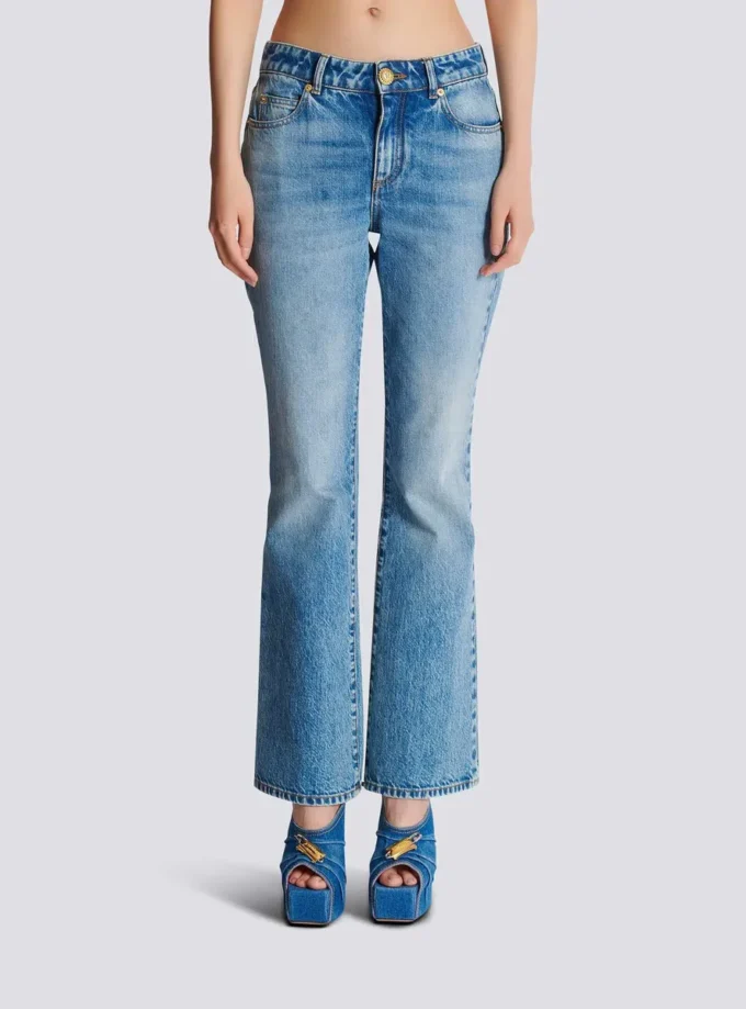 Flared denim jeans Flared denim jeans