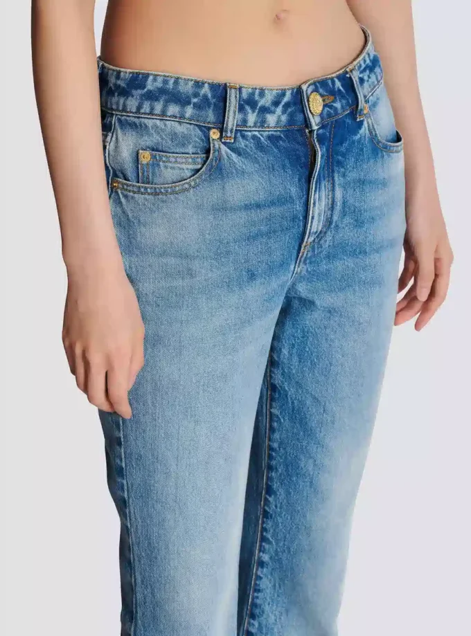 Flared denim jeans Flared denim jeans