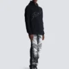 Flocked Balmain Letter hoodie Flocked Balmain Letter hoodie