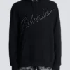 Flocked Balmain Letter hoodie Flocked Balmain Letter hoodie
