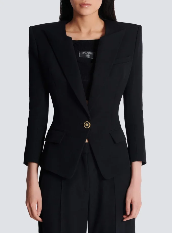 Grain de poudre 1-button jacket