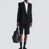 Grain de poudre blazer with satin lapels Grain de poudre blazer with satin lapels