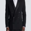 Grain de poudre blazer with satin lapels Grain de poudre blazer with satin lapels