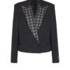 Grain de poudre jacket with crystals Grain de poudre jacket with crystals