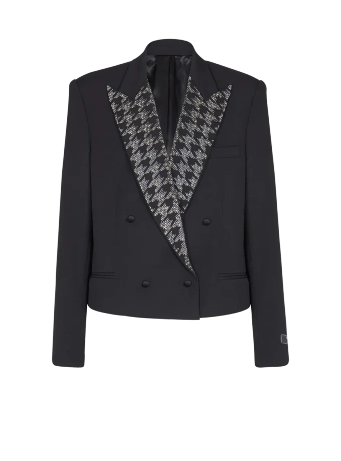Grain de poudre jacket with crystals Grain de poudre jacket with crystals
