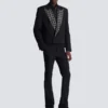 Grain de poudre jacket with crystals Grain de poudre jacket with crystals
