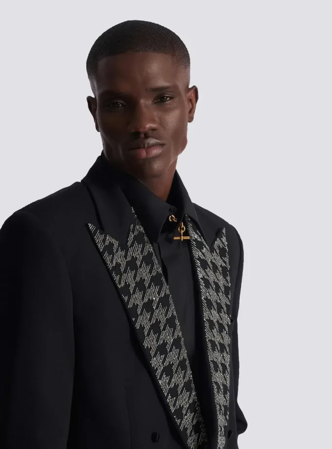 Grain de poudre jacket with crystals Grain de poudre jacket with crystals