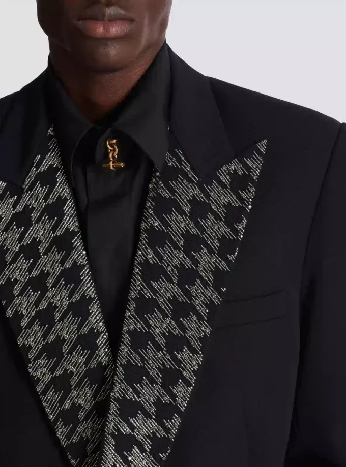 Grain de poudre jacket with crystals Grain de poudre jacket with crystals