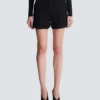 Grain de poudre shorts with belt Grain de poudre shorts with belt