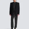 Grain de poudre wool 1-button jacket Grain de poudre wool 1-button jacket