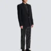Grain de poudre wool 1-button jacket Grain de poudre wool 1-button jacket