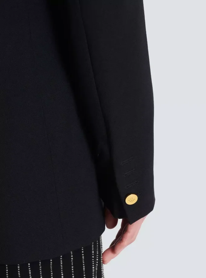Grain de poudre wool 1-button jacket Grain de poudre wool 1-button jacket