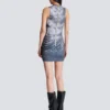 Halterneck draped trompe-l’œil strass dress Halterneck draped trompe-l’œil strass dress