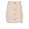 High-waist buttoned tweed mini skirt High-waist buttoned tweed mini skirt