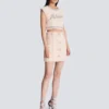 High-waist buttoned tweed mini skirt High-waist buttoned tweed mini skirt