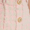 High-waist buttoned tweed mini skirt High-waist buttoned tweed mini skirt