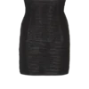High-waist rolled lambskin leather mini skirt High-waist rolled lambskin leather mini skirt