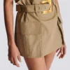 High-waisted gabardine skirt High-waisted gabardine skirt