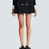 High-waisted grain de poudre skirt High-waisted grain de poudre skirt