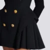 High-waisted grain de poudre skirt High-waisted grain de poudre skirt