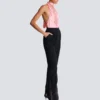 High-waisted grain de poudre trousers High-waisted grain de poudre trousers