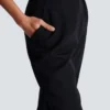 High-waisted grain de poudre trousers High-waisted grain de poudre trousers