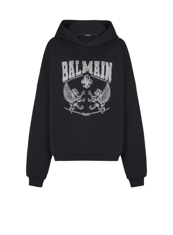 Hoodie with crystal embroidery Hoodie with crystal embroidery