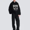 Hoodie with crystal embroidery Hoodie with crystal embroidery