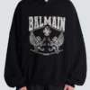 Hoodie with crystal embroidery Hoodie with crystal embroidery
