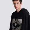 Hoodie with crystal embroidery Hoodie with crystal embroidery