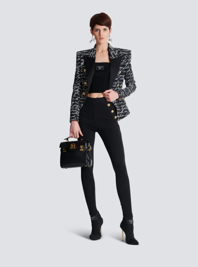Jersey leggings with 6 buttons Jersey leggings with 6 buttons