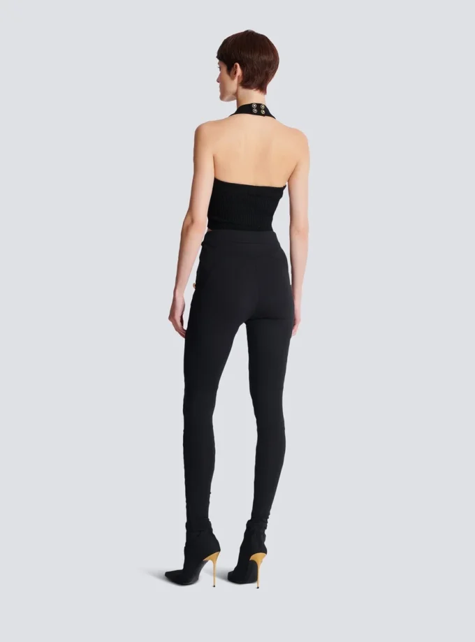 Jersey leggings with 6 buttons Jersey leggings with 6 buttons