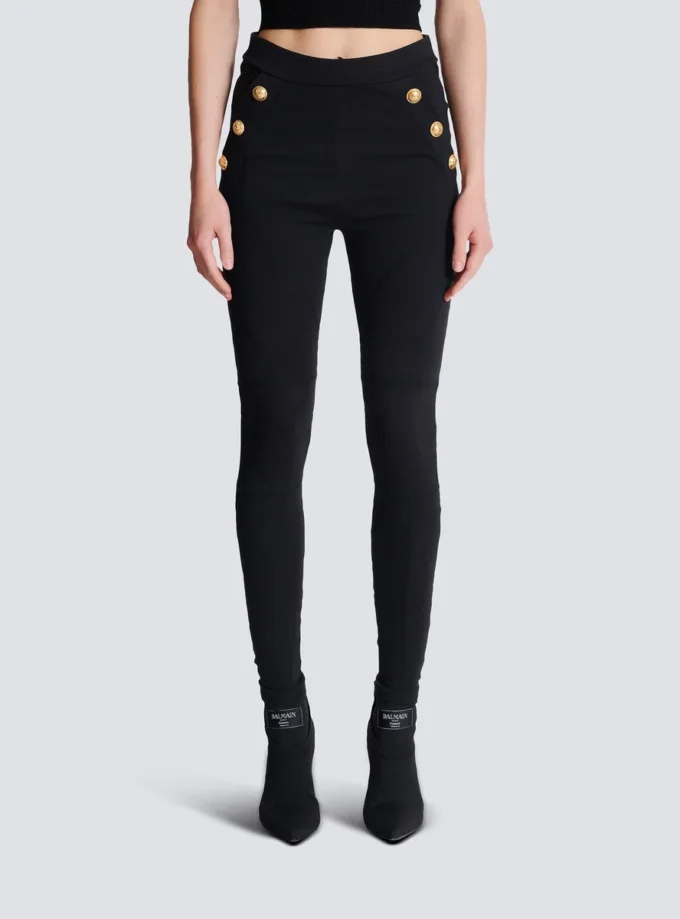 Jersey leggings with 6 buttons Jersey leggings with 6 buttons