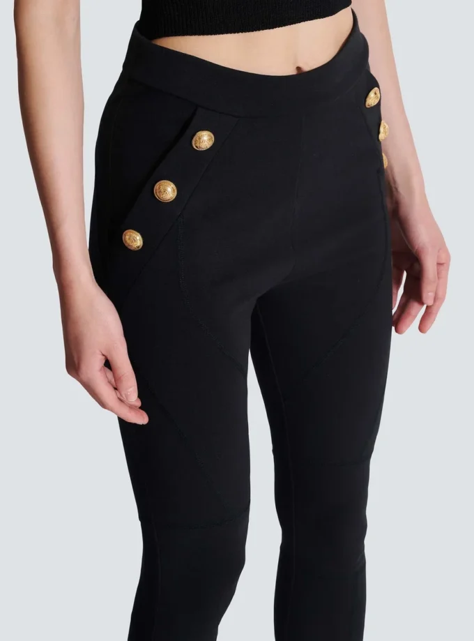 Jersey leggings with 6 buttons Jersey leggings with 6 buttons
