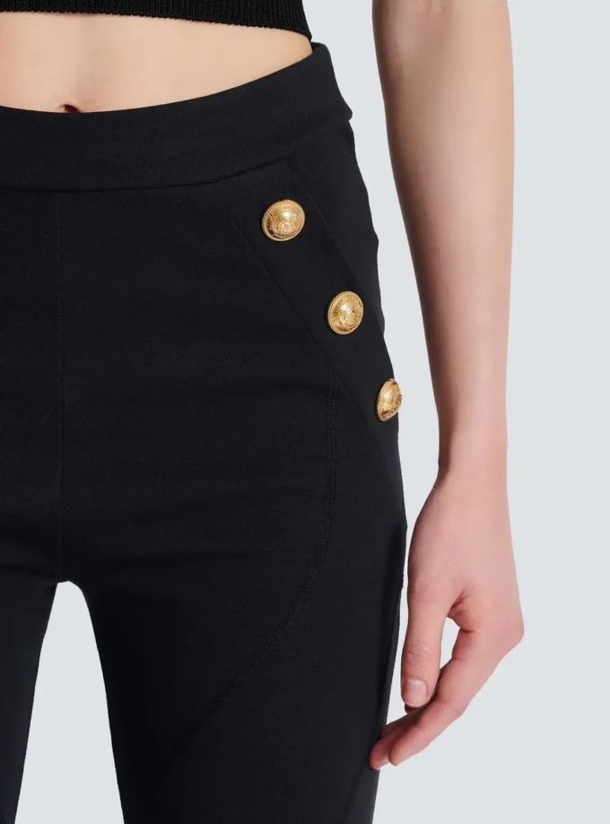 Jersey leggings with 6 buttons Jersey leggings with 6 buttons