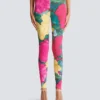 Jersey leggings with roses print Jersey leggings with roses print