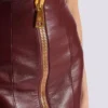 Lambskin leather pencil skirt Lambskin leather pencil skirt