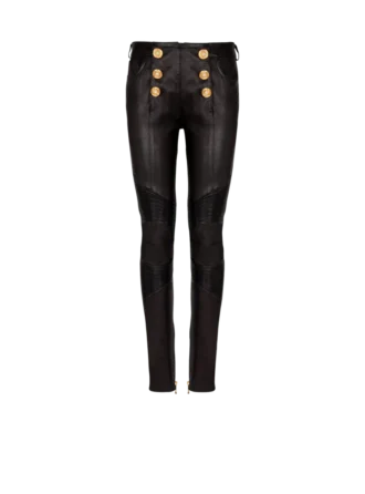 Lambskin slim-fit biker trousers Lambskin slim-fit biker trousers