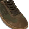 Leather and canvas Balmain Swan trainers Leather and canvas Balmain Swan trainers