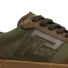 Leather and canvas Balmain Swan trainers Leather and canvas Balmain Swan trainers