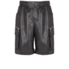 Leather cargo Bermuda shorts Leather cargo Bermuda shorts