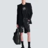 Leather cargo Bermuda shorts Leather cargo Bermuda shorts