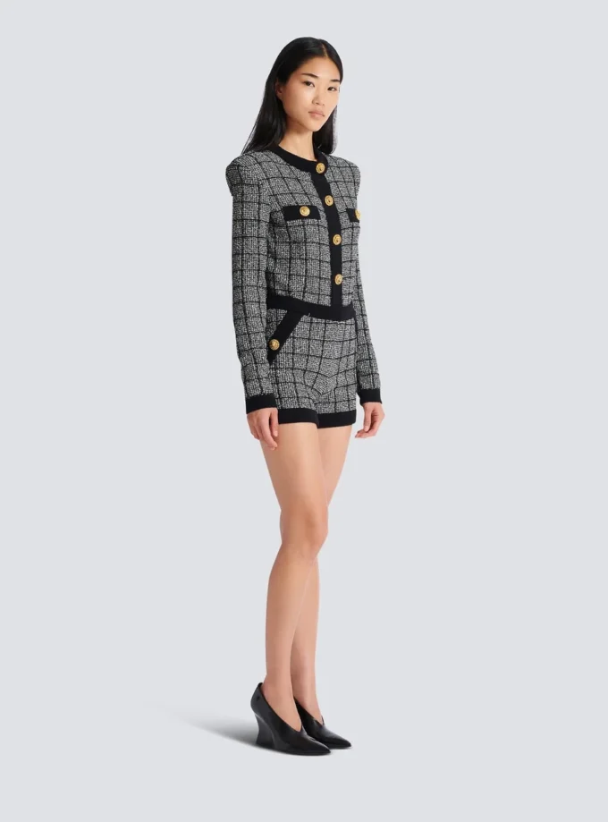 Light tweed shorts