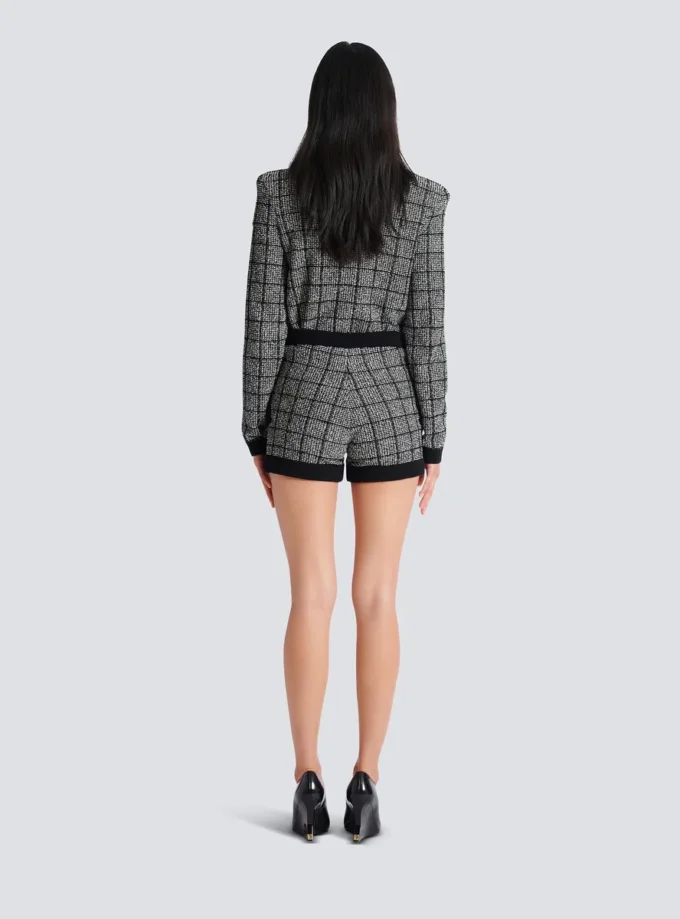 Light tweed shorts