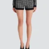 Light tweed shorts