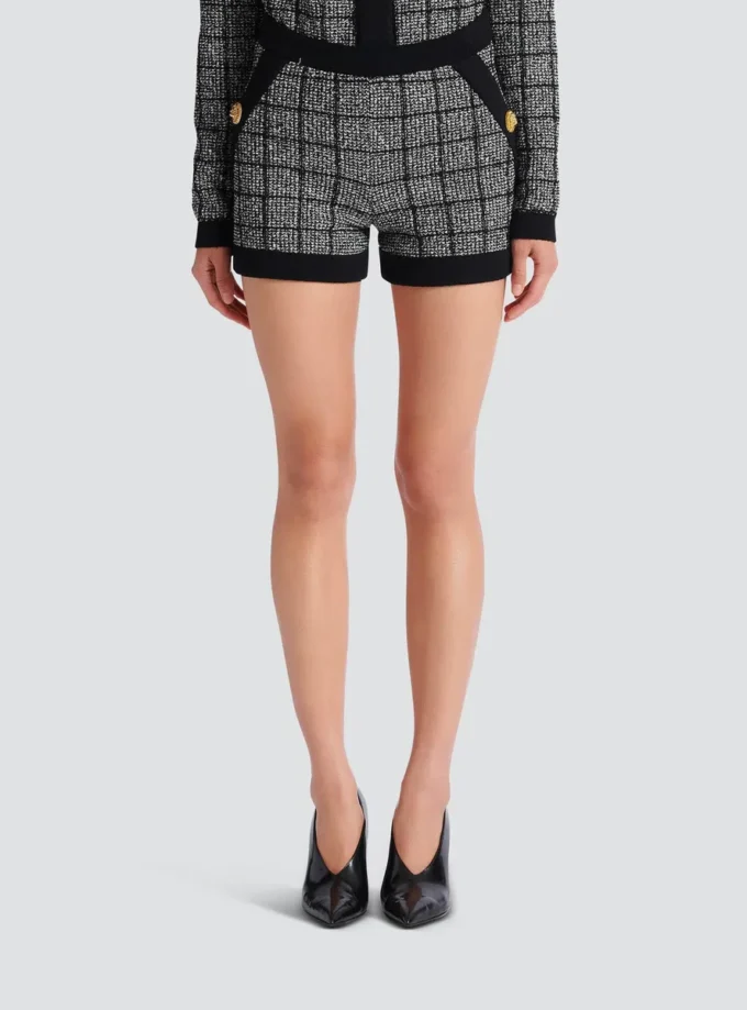 Light tweed shorts